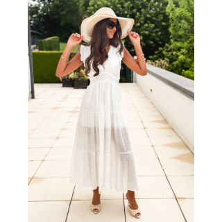Robe longue Juana - Blanc