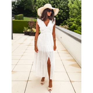 Robe longue Juana - Blanc