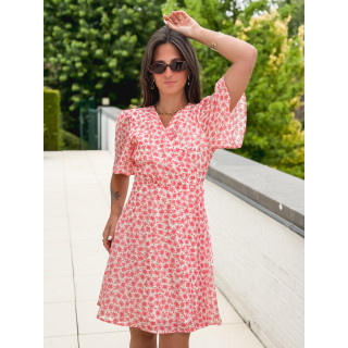 Robe courte Thérésa - Rose