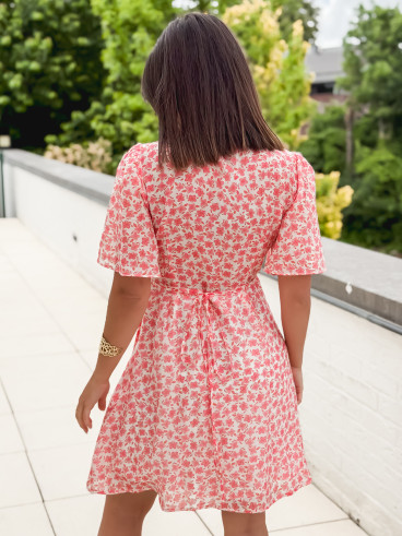 Robe courte Thérésa - Rose