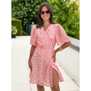 Robe courte Thérésa - Rose
