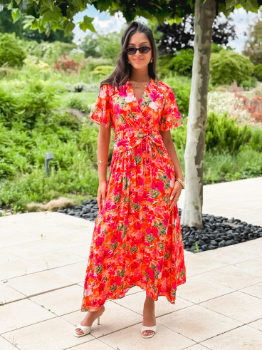 Robe longue Marianna - Fushia
