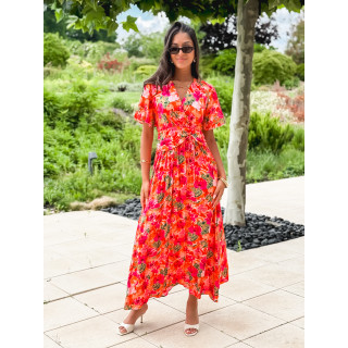 Robe longue Marianna - Fushia
