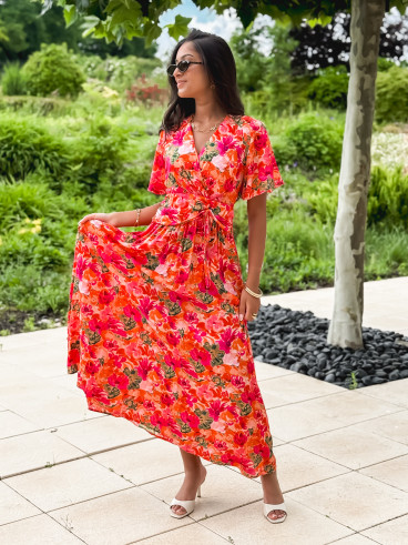 Robe longue Marianna - Fushia