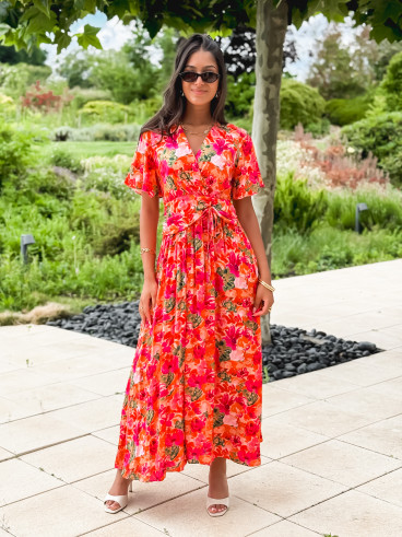 Robe longue Marianna - Fushia