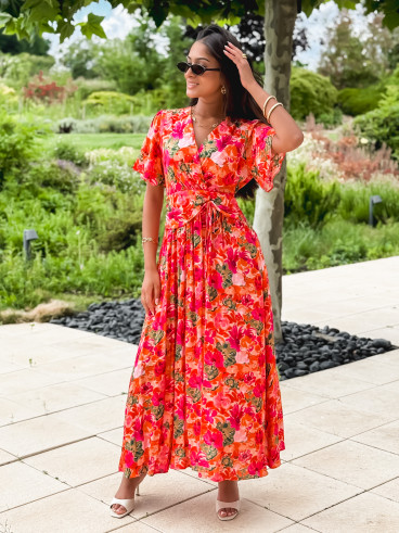 Robe longue Marianna - Fushia