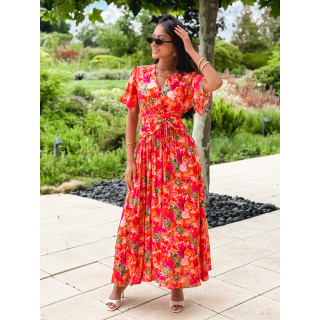 Robe longue Marianna - Fushia