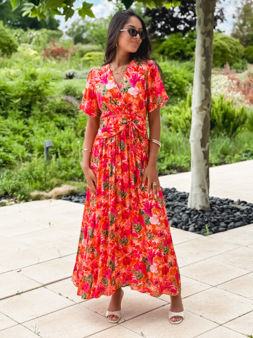 Robe longue Marianna - Fushia