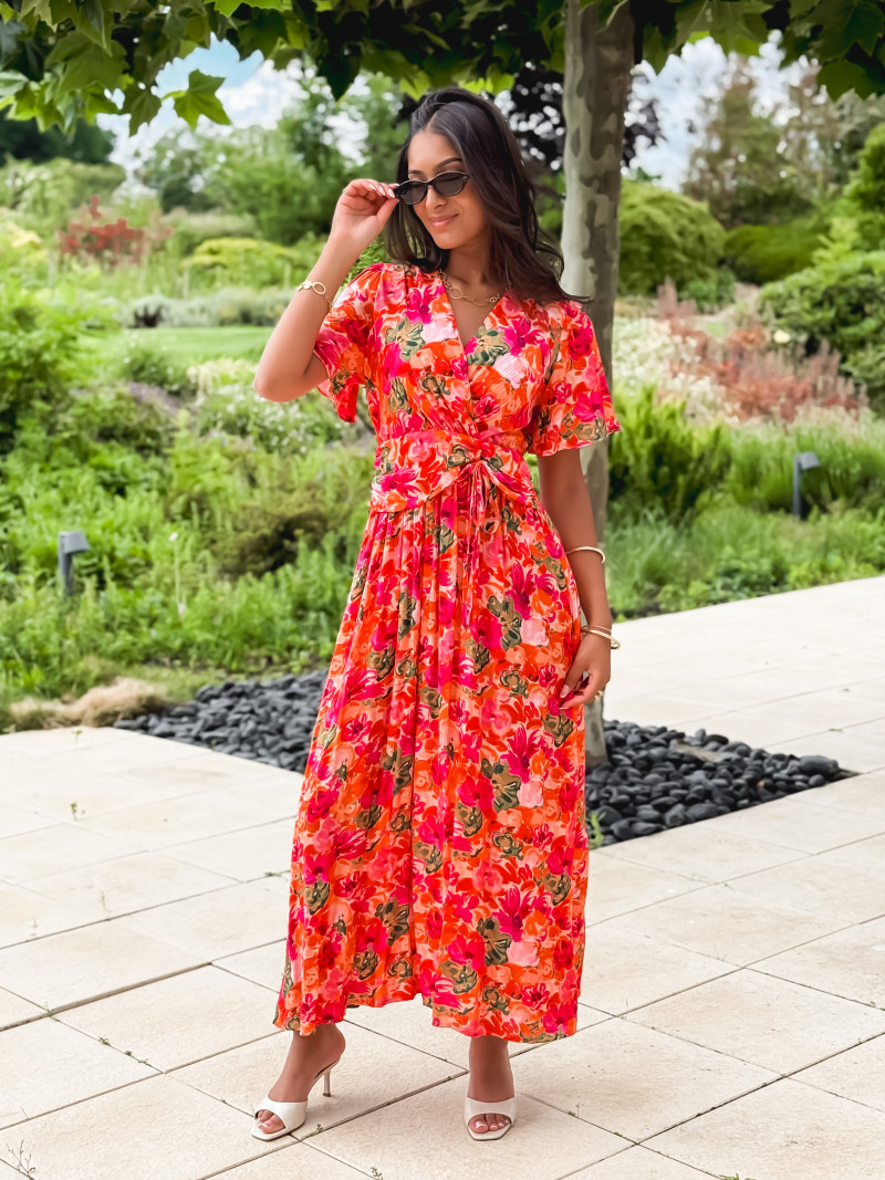 Robe longue Marianna - Fushia