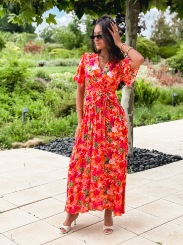 Robe longue Marianna - Fushia