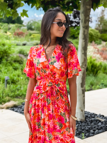 Robe longue Marianna - Fushia