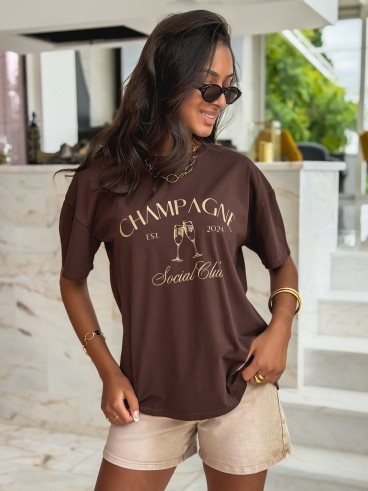 T-shirt Festi - Chocolat