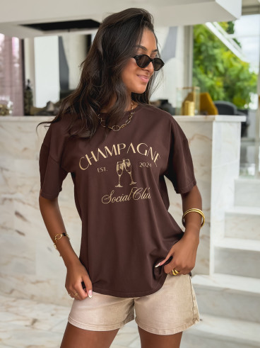 T-shirt Festi - Chocolat