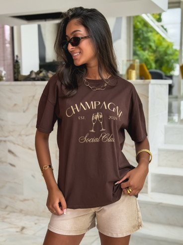 T-shirt Festi - Chocolat