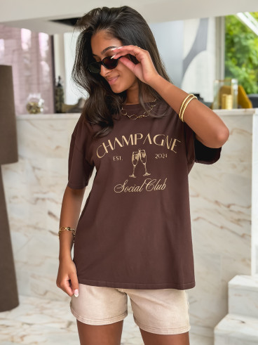 T-shirt Festi - Chocolat