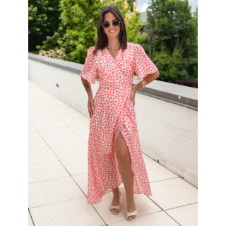 Robe longue Thérésa - Rose