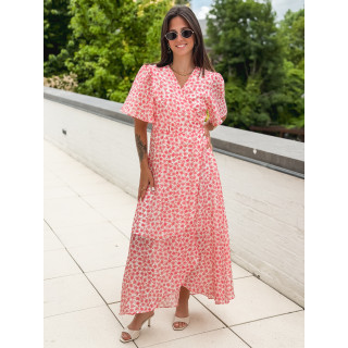 Robe longue Thérésa - Rose