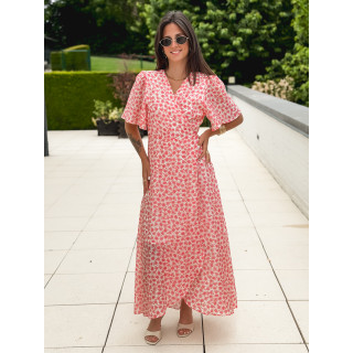 Robe longue Thérésa - Rose