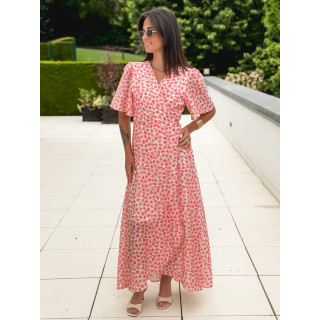 Robe longue Thérésa - Rose
