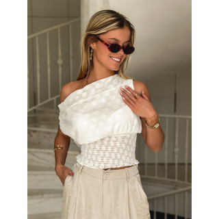 Blouse Miala - blanc