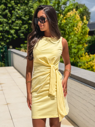 Robe courte Falone - Jaune