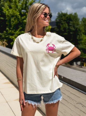 T-shirt "Pinch" - Ecru