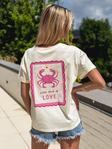 T-shirt "Pinch" - Ecru