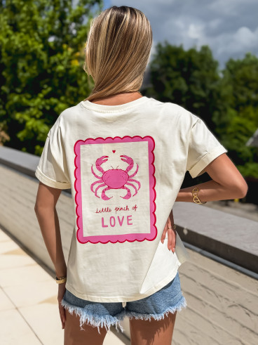 T-shirt "Pinch" - Ecru