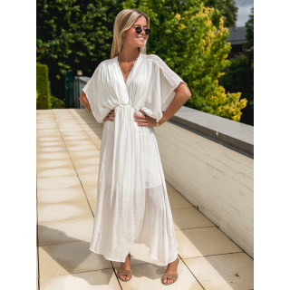 Robe longue Mayte - Blanc