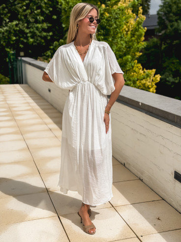 Robe longue Mayte - Blanc