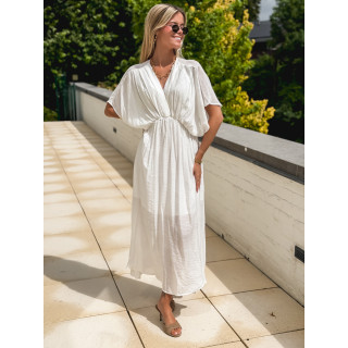 Robe longue Mayte - Blanc