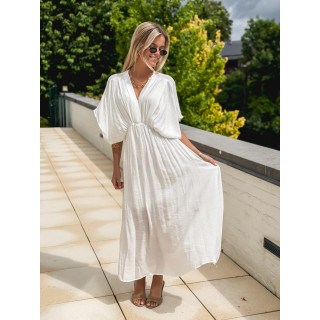 Robe longue Mayte - Blanc