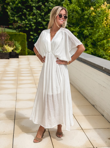 Robe longue Mayte - Blanc