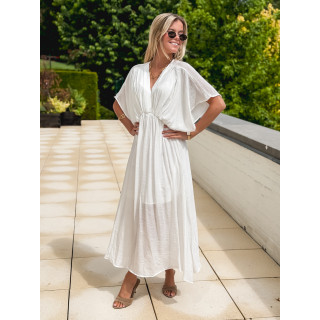 Robe longue Mayte - Blanc