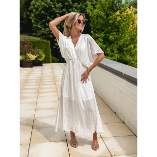 Robe longue Mayte - Blanc