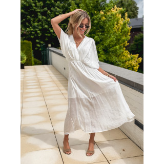 Robe longue Mayte - Blanc
