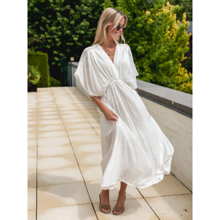 Robe longue Mayte - Blanc