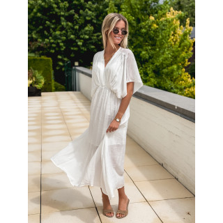 Robe longue Mayte - Blanc