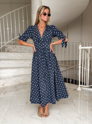 Robe en jeans Suzzana - Bleu marine