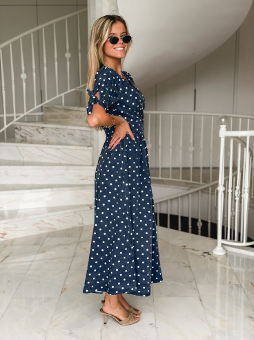 Robe en jeans Suzzana - Bleu marine
