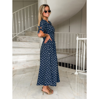 Robe en jeans Suzzana - Bleu marine