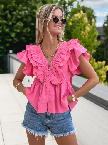 Blouse Mollia - Fuchsia