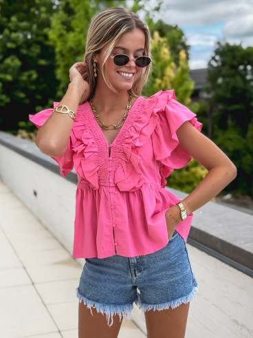 Blouse Mollia - Fuchsia
