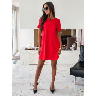 Robe courte Alizéane - Rouge
