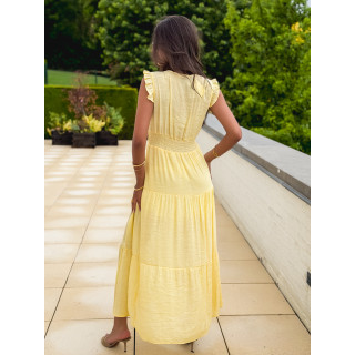 Robe longue Juana - Jaune