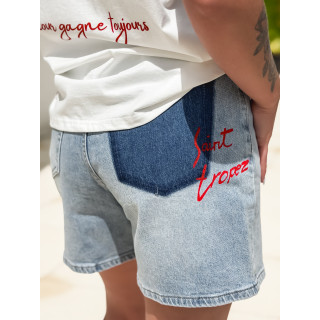 Short en jeans Donnatella - Bleu clair