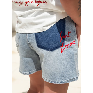 Short en jeans Donnatella - Bleu clair