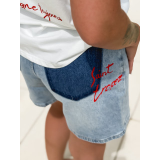 Short en jeans Donnatella - Bleu clair