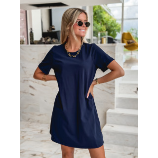 Robe courte Alizéane - Bleu Marine