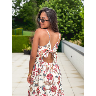 Robe longue Raya - Beige